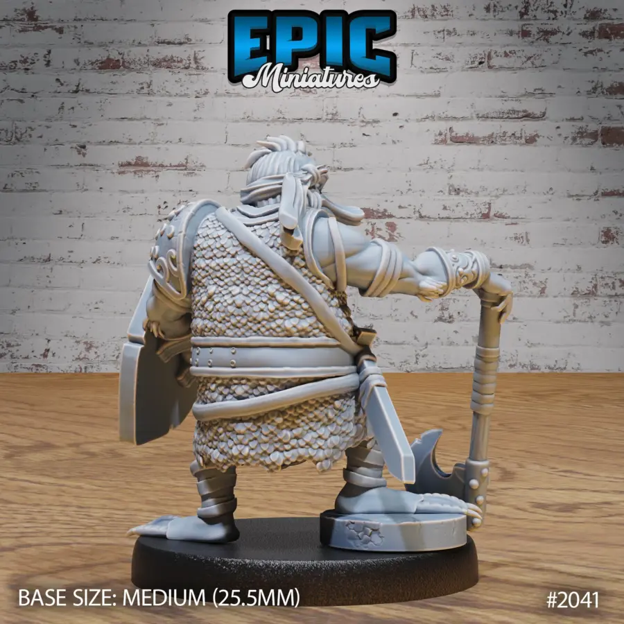 Duck Folk Mercenary Axe & Shield (Medium) - Image 2