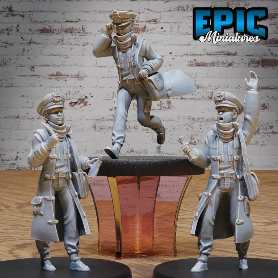 Mailboy Calling / Mailboy Writing / Mailboy Running Set