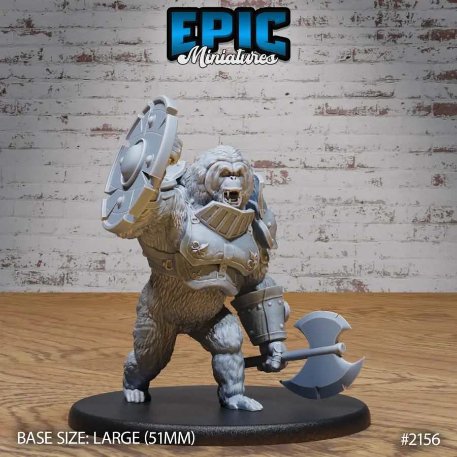 Orangutan Knight Axe (Large)