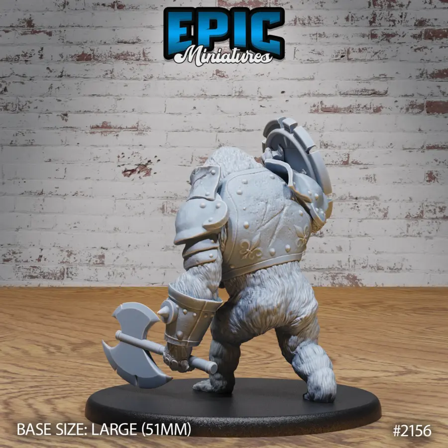 Orangutan Knight Sword / Orangutan Knight Sitting / Orangutan Knight Axe Set - Image 7