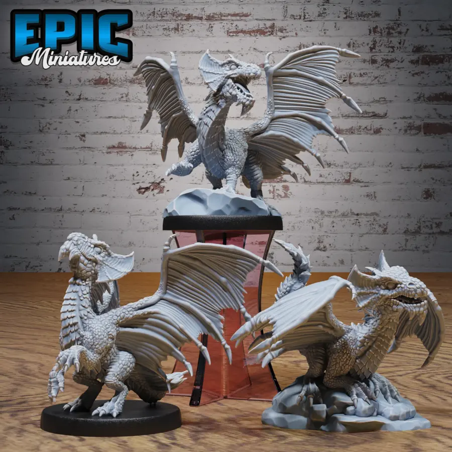 Brass Dragon Wyrmling Set