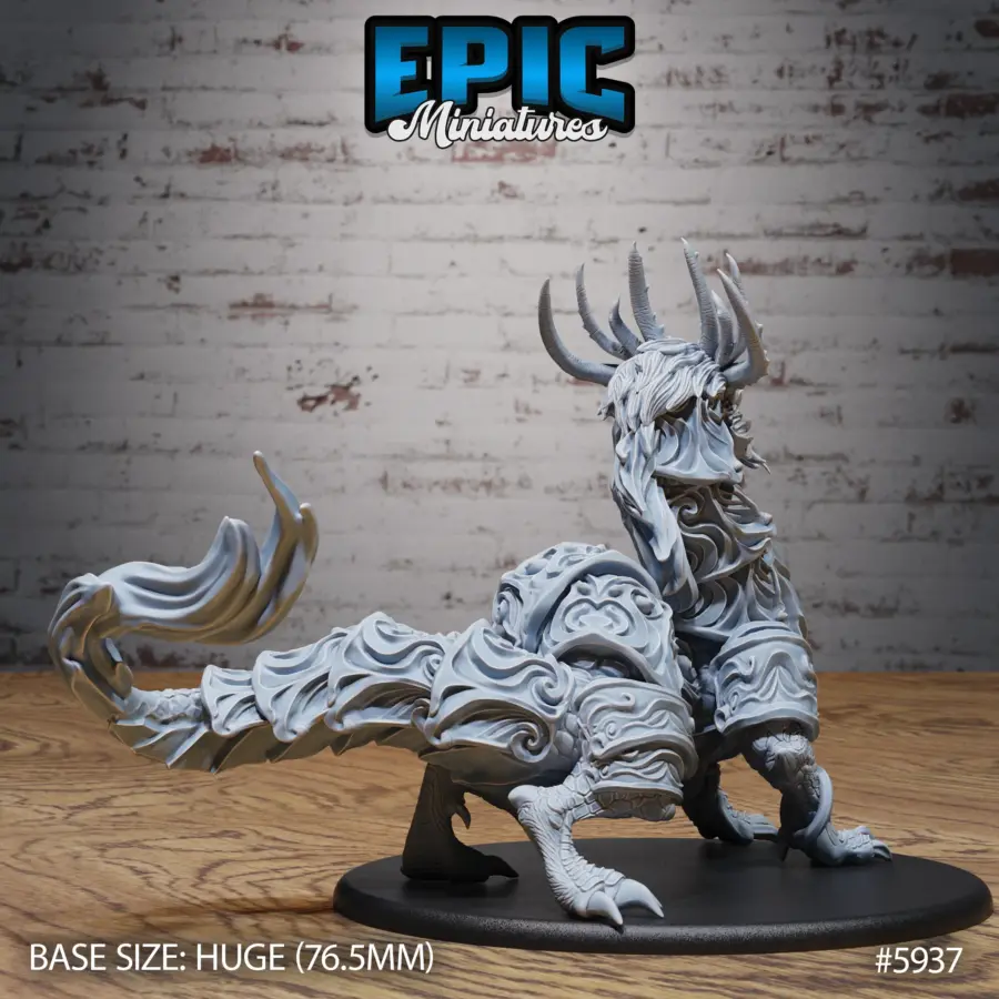 Armored Lung Dragon (Huge) - Image 2
