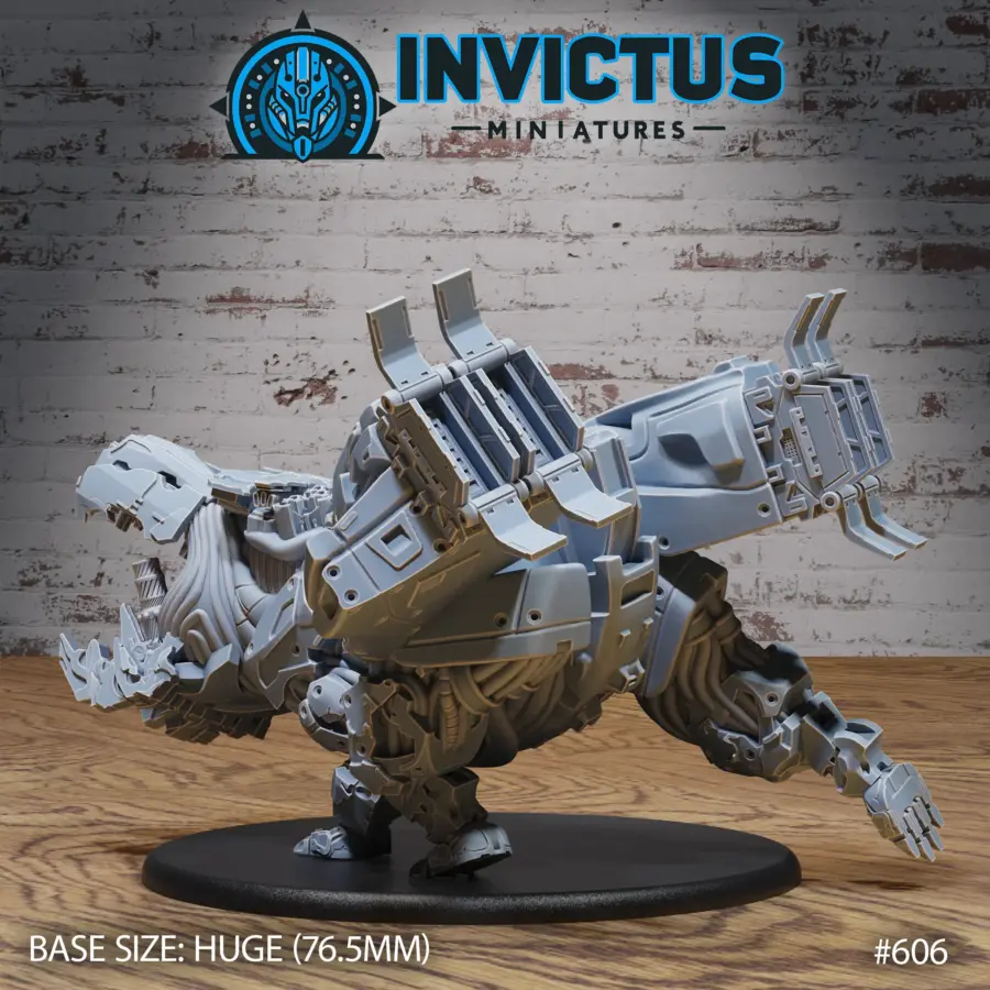 Robo Hippo (Huge) - 2 variation / Robo Hippo Attack (Huge) - 2 variation / Robo Hippo Running Set - Image 11